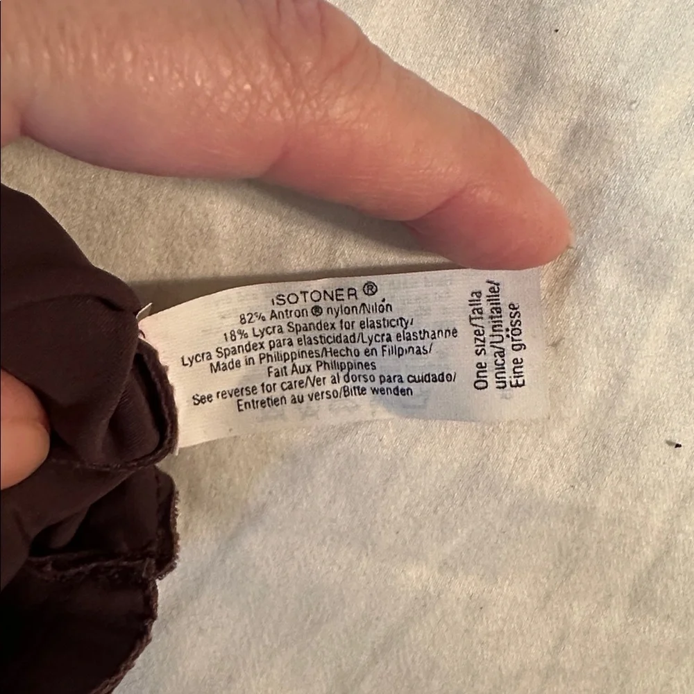 Vintage NWOT Isotoner‎ Brown Swirl Pattern Antron Nylon Driving Gloves